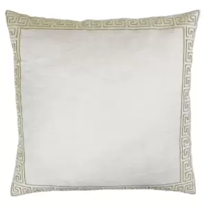 Riva Paoletti Apollo Cushion Cover (50x50cm) (Ivory/Gold)