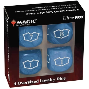 Magic: The Gathering - Deluxe 22MM Island Loyalty Dice Set with 7-12