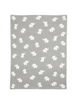 Mamas & Papas Welcome To The World Elephant Knitted Blanket