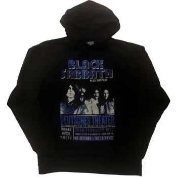 Black Sabbath - Deutsches '73 Unisex Medium Hoodie - Black