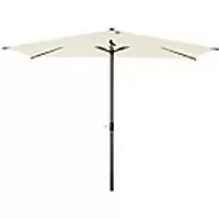 Outsunny Sun Umbrella 84D-126BG Metal, Aluminum, Polyester Beige