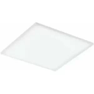 595mm Modern Sleek Ceiling Light White Slim Square Low Profile 33W LED 4000K