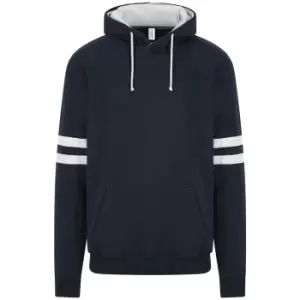 AWDis Unisex Adults Game Day Hoodie (XS) (New French Navy/Heather Grey)