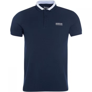 Barbour International Event Bold Tipped Polo - Navy NY91