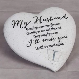 Thoughts Of You 'Husband' Graveside Heart