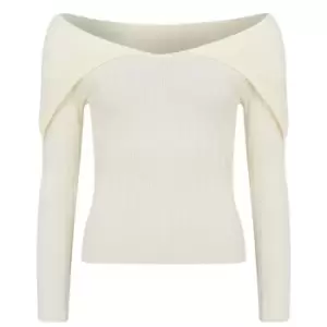 I Saw It First Bardot Jumper - White