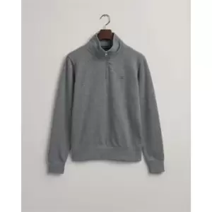 Gant Zip Sweatshirt - Grey