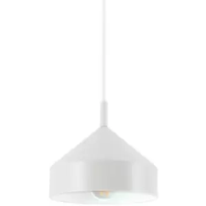 Ideal Lux Yurta Dome Pendant Ceiling Light White 21cm