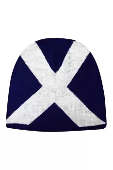 Cross Design Winter Beanie Hat