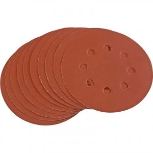 Draper Hook and Loop Sanding Discs 125mm 125mm 400g Pack of 10