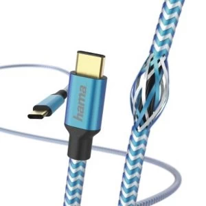 Hama USB Type-C to USB Type-C Data Cable 1.5 m Blue