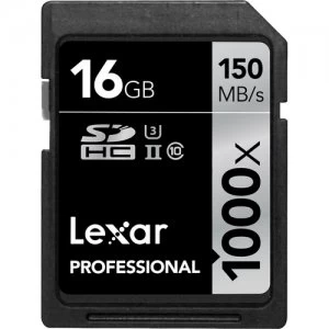 Lexar Professional 1000X 16GB SDHC Memory Card