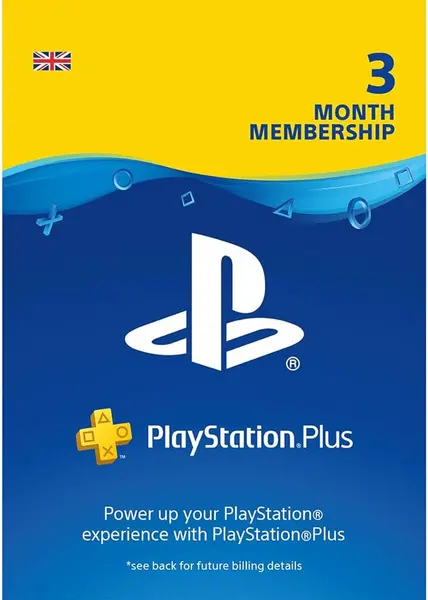 Sony PlayStation Plus PSN 3 Months Subscription Membership