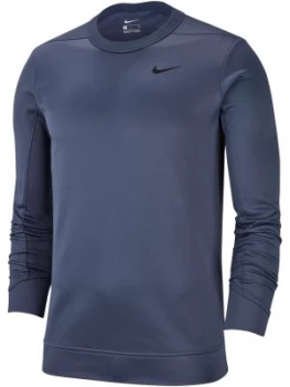 Mens Nike Therma Crew Jumper Thunder