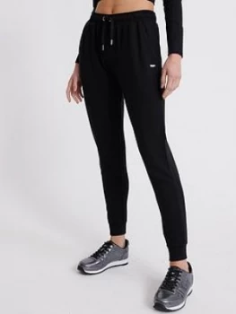 Superdry Studio Joggers - Black, Size 12, Women