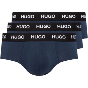 Hugo 3 Pack Briefs - Blue