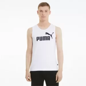 PUMA Essentials Mens Tank Top Shirt, White, size Large, Clothing