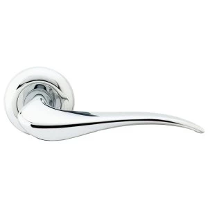 Jedo Alladin Door Handle On Round Rose