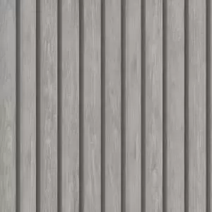 Holden Decor Wood Slat Grey Wallpaper - 10.05m x 53cm