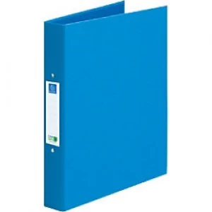 Exacompta Ring Binder 54222E CleanSafe 2 ring Card, Paper A4 Blue