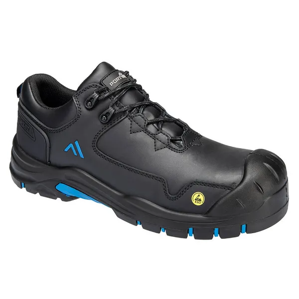 Portwest Apex Compositelite ESD Safety Shoes FC19BKB41 Colour: Black / Blue