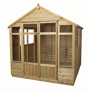 Forest Garden 7 x 7ft Oakley Double Door Summerhouse