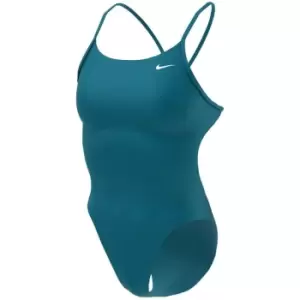 Nike Cut Out Swimsuit Womens - Green