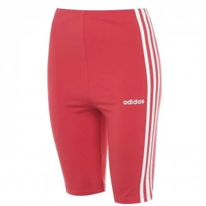 adidas Essential 3S Shorts Womens - GloryRed/Wht