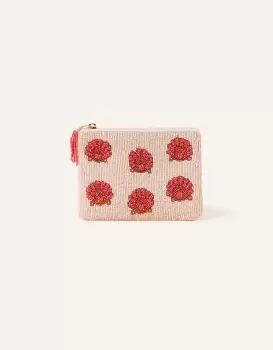 Accessorize Womens Shell Beaded Pouch, Size: L 14cm x W 20 cm