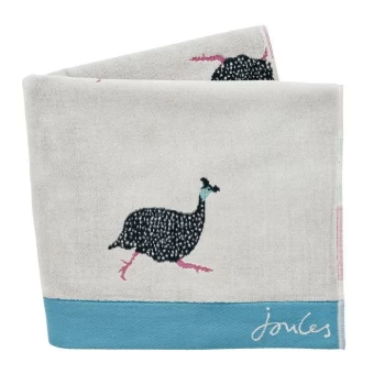 Joules Guinea Fowl Towel - Turquoise