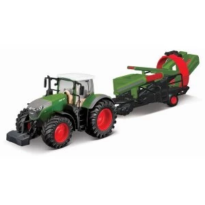 Fendt Vario With Cultivator Tractor Model