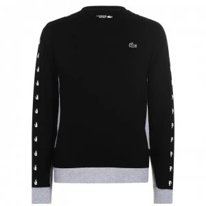 Lacoste Tape Panel Sweatshirt - Noir