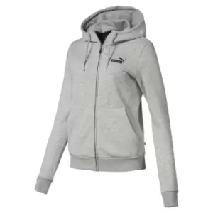 Puma Essential Zip Hoodie Womens - Grey