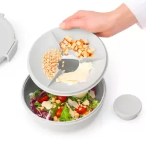 Make & Take Light Grey Salad Bowl 1.3L Light Grey