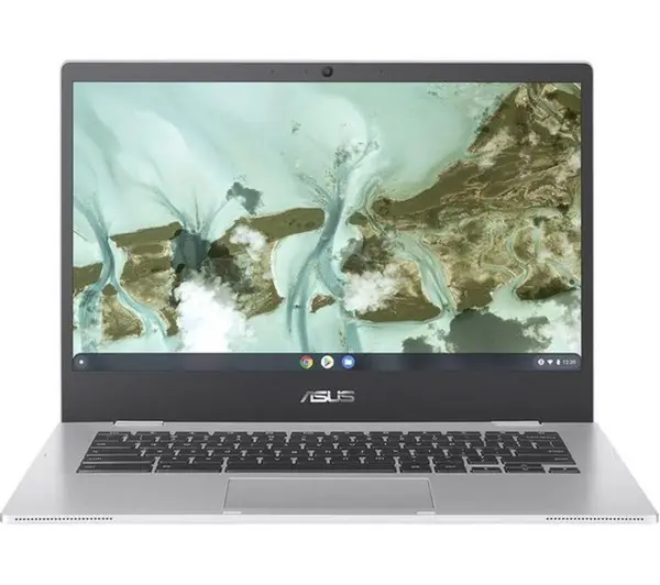 ASUS CX1 14" Refurbished Chromebook - Intel Celeron, 64GB eMMC, Silver (Excellent Condition), Silver/Grey 5017416836340