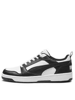 Puma Rebound V6 Low Trainers, Black, Size 6, Men