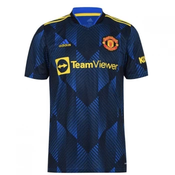 adidas Manchester United Third Shirt 2021 2022 - Blue