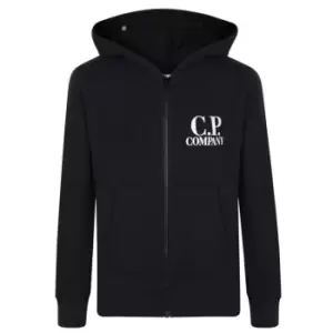 CP COMPANY Boys Goggle Zip Hoodie - Blue