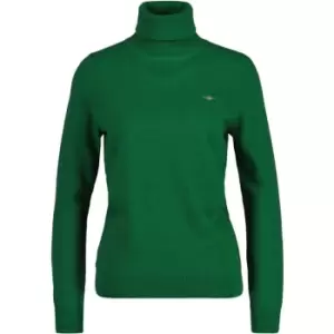 Gant Extrafine Rollneck Lavish Green XS - Green