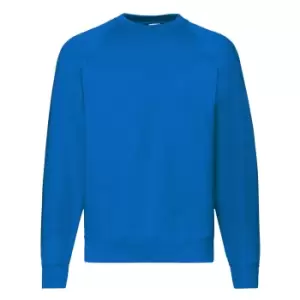 Fruit Of The Loom Mens Raglan Sleeve BelcoroA Sweatshirt (L) (Royal)