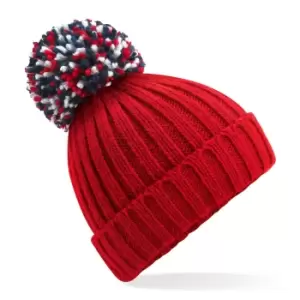 Beechfield Hygge Beanie (One Size) (Classic Red)