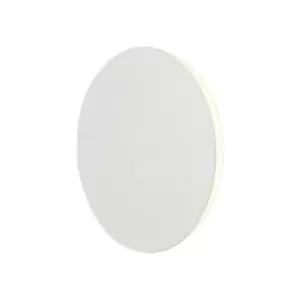 Magnetic Base Wall Lamp, 12W LED 3000K 498lm, 20, 19cm Round Centre, Sand White, Acrylic Frosted Diffuser - Luminosa Lighting