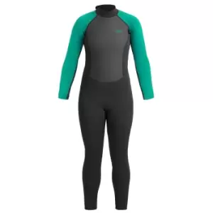 Ub Womens Sailfin Long Wetsuit (medium, Black/Aqua)