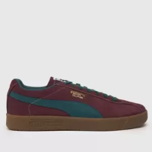 PUMA Delphin Trainers In Burgundy