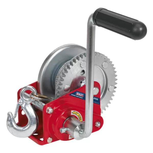 Sealey GWC1200B Geared Hand Winch Brake & Cable 540kg Capacity