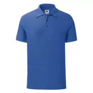 Fruit Of The Loom Mens Iconic Pique Polo Shirt (S) (Heather Royal)