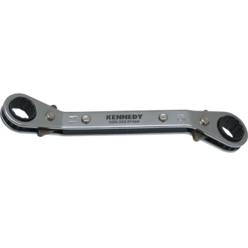 Kennedy - 12MMX13MM Offset Ratchet Ring Spanner