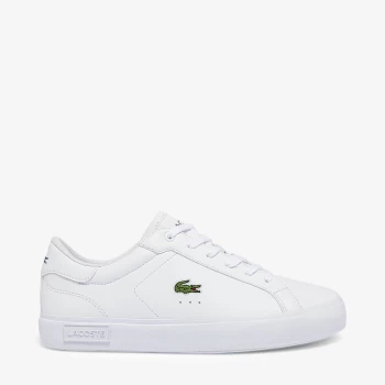 Lacoste Junior Powercourt Trainers - White - UK 5 Kids