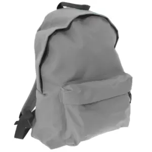 Bagbase Fashion Backpack / Rucksack (18 Litres) (One Size) (Light Grey/Graphite Grey)