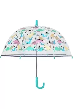 Pastel Dinosaur Dome Umbrella